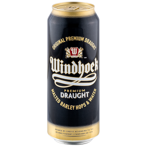 WINDHOEK DRAUGHT CAN 500ML