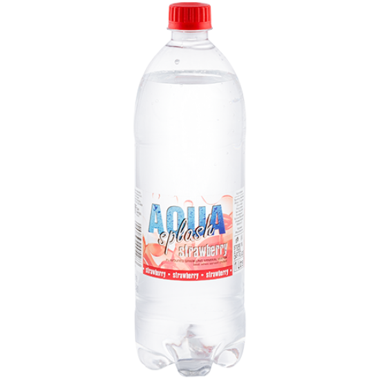 AQUASPLASH SPARK WATER STRAWBERRY 1L