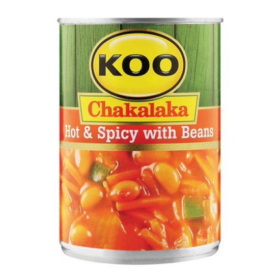 KOO CHAKALAKA BEANS HOT&SPICY 410GR