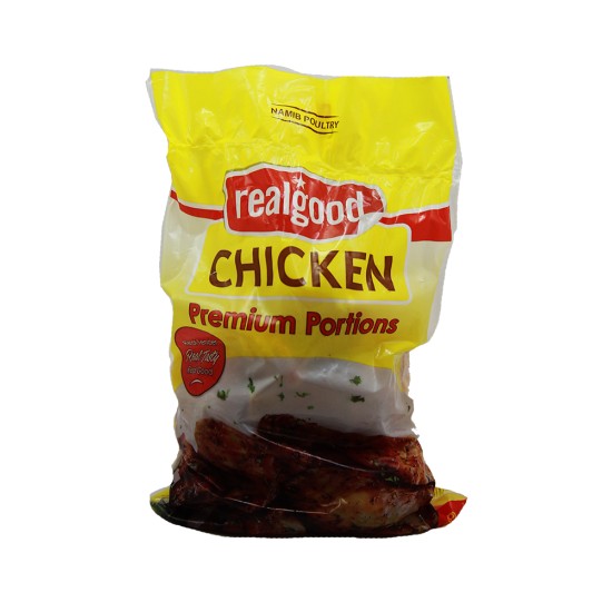 REAL GOOD CHICKEN IQF PREM PORTIONS 1.5KG