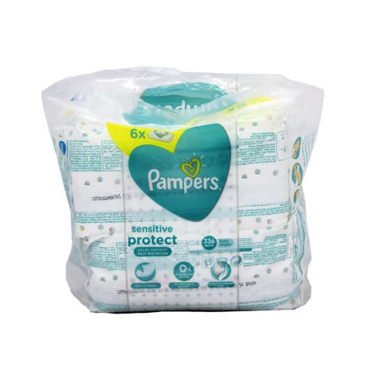 PAMPERS BABY WIPES REF SENS 4+2FREE