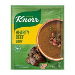 KNORR SOUP HEARTY BEEF 50GR