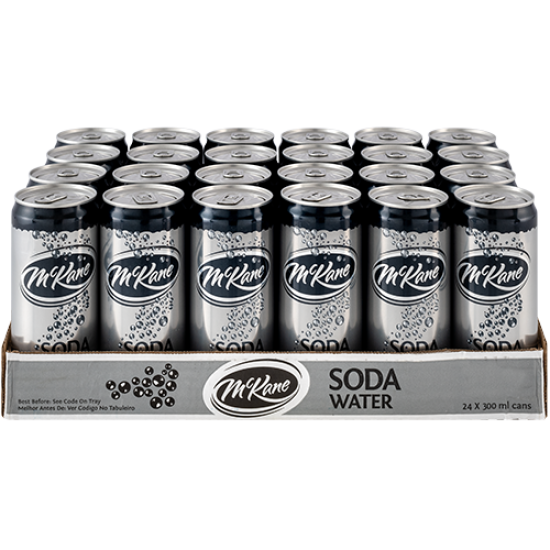 MCKANE SODA WATER CAN 300ML